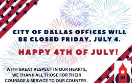 Closed July 4