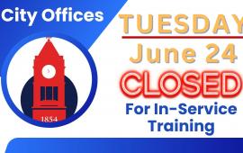 Closed June 24