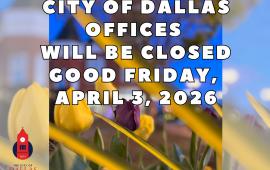 City Offices Closed April 3, 2026