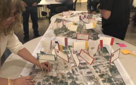 Kick Off Meeting mapping important Dallas locations