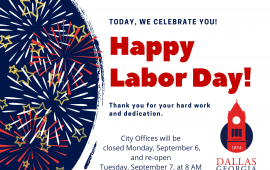 Closed for Labor Day