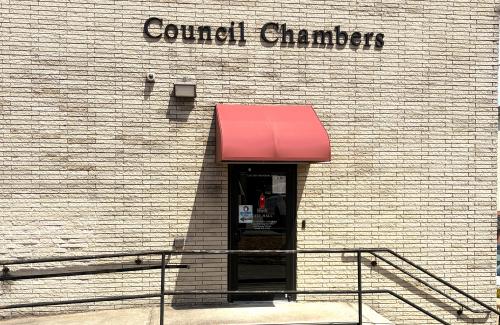 Council Chambers for council meetings