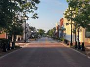 Main Street facing South