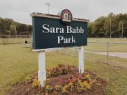 Photo of Sara Babb park entrance