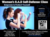 Promotion of R.A.D Class offered by the Dallas Police Department 