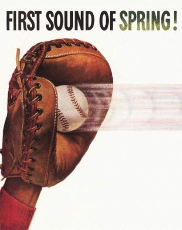 Spring Baseball Image.