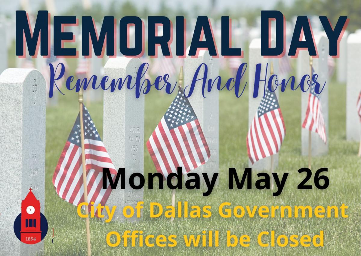 Closed Memorial Day