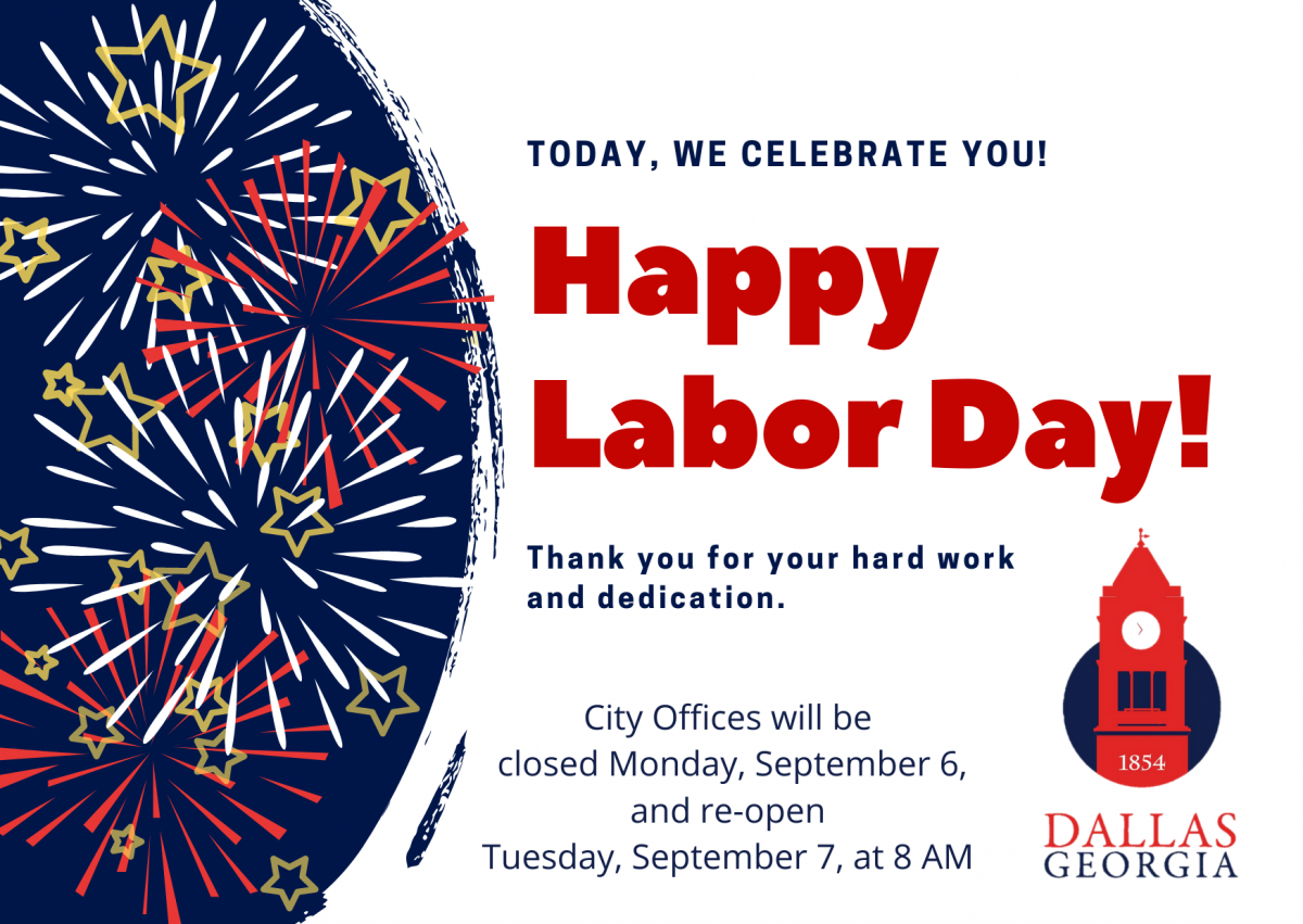 Closed for Labor Day